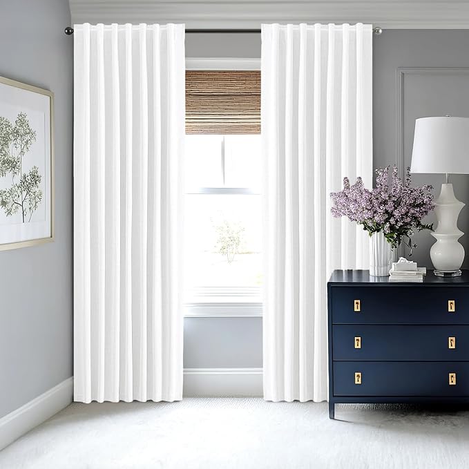 MIULEE 100% Blackout Linen Curtains - Image 8
