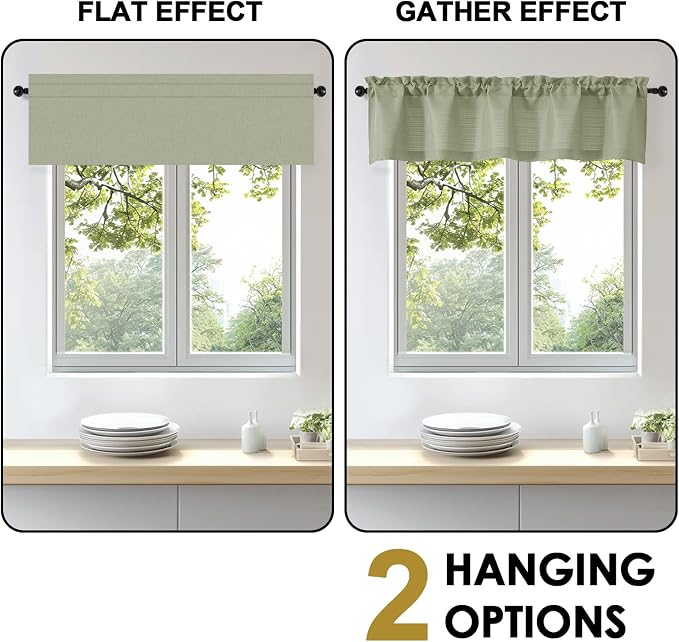 OWENIE Bob 1 PCS Light Green Valances - Image 5