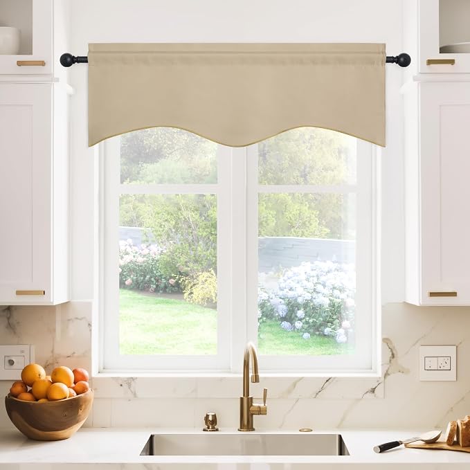 NICETOWN Farmhouse Blackout Valances - Image 2