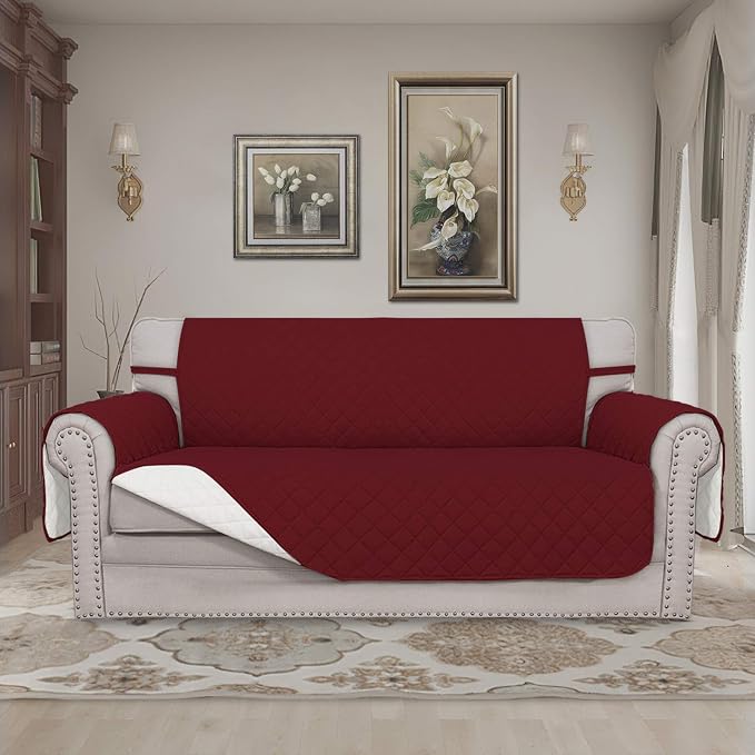 Easy-Going Sofa Slipcover Reversible Loveseat Sofa Cover Couch Cover - Image 2