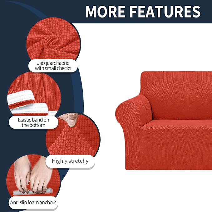 Cupuamon 2026 New Stretch Oversized Sofa Slipcovers Couch Sofa Cover - Image 4
