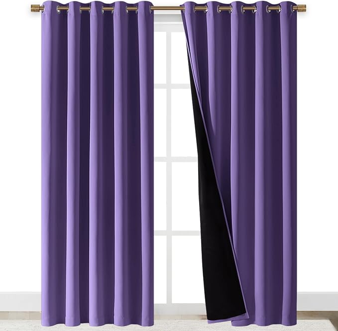 NICETOWN Total Shade Curtains and Draperies, Heavy-Duty Full Light Shading by NICETOWN