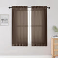 OWENIE Sheer Curtains 54 inches Long by OWENIE