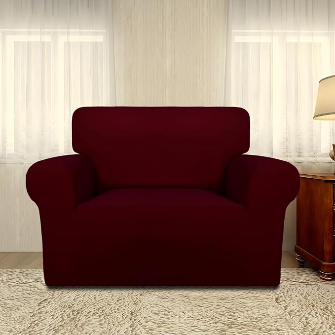 PureFit Super Stretch Sofa Slipcover – Spandex Non Slip Soft Couch Sofa Cover - Image 2