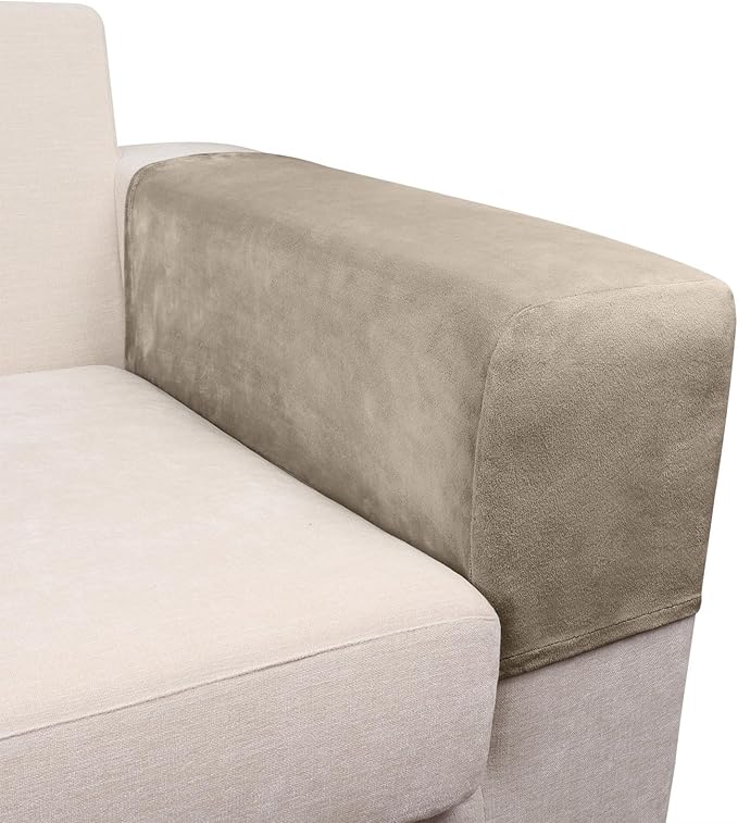 Couch Arm Covers 2 Pcs Sofa Armrest Covers Stretch Couch, Armrest Cover by Taque