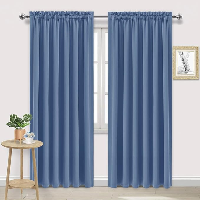 DWCN Blackout Curtains for Living Room Thermal Insulated, Energy Saving & Noise by DWCN