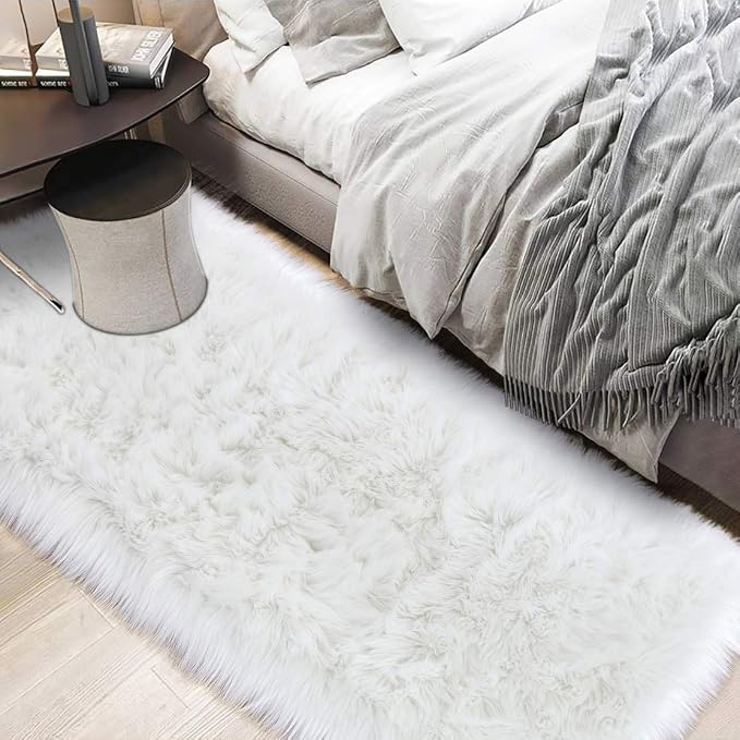 LOCHAS Soft Fluffy Faux Fur Rugs - Image 5