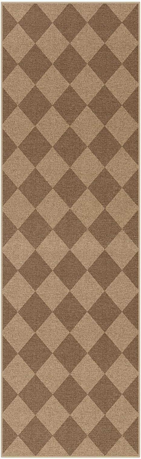 Lahome Checkered Easy Runner Rug, 2x8 Carpet Runners - Image 7