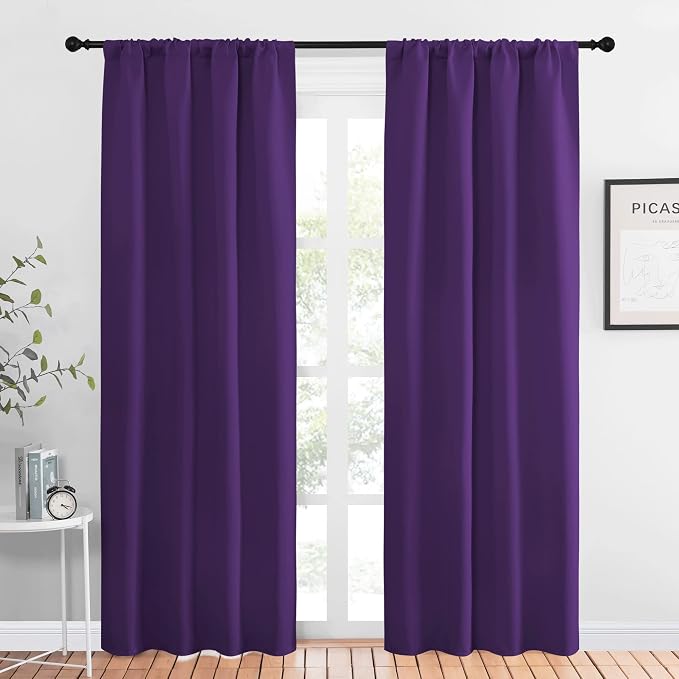 NICETOWN Blackout Draperies Curtains 84 Long by NICETOWN