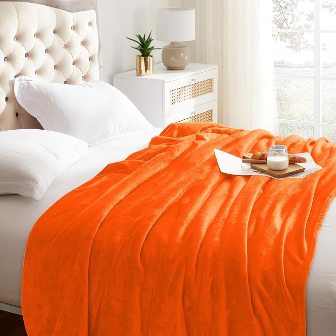 KMUSET Super Soft Fall Throw Blanket Premium Silky Flannel Fleece Twin Size - Image 2