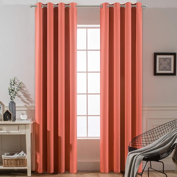 Yakamok 96 inch Long Solid Blackout Curtains by Yakamok