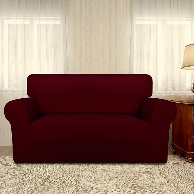 PureFit Super Stretch Sofa Slipcover – Spandex Non Slip Soft Couch Sofa Cover - Image 2