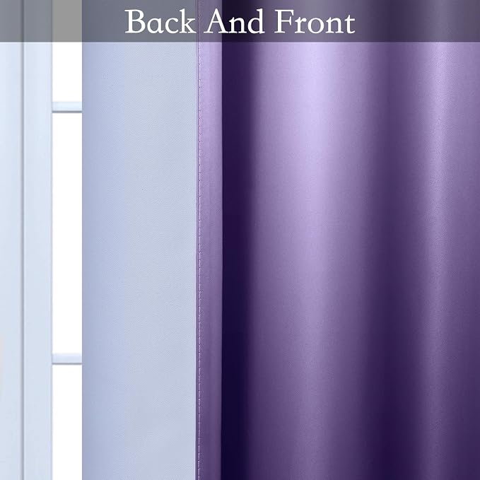 SimpleHome Ombre Room Darkening Curtains - Image 3