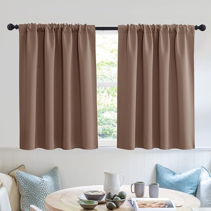 RYB HOME Short Blackout Curtains by RYBHOME