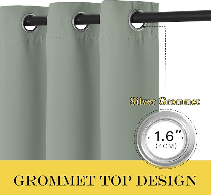 NICETOWN Blackout 78 inch Curtains - Image 2
