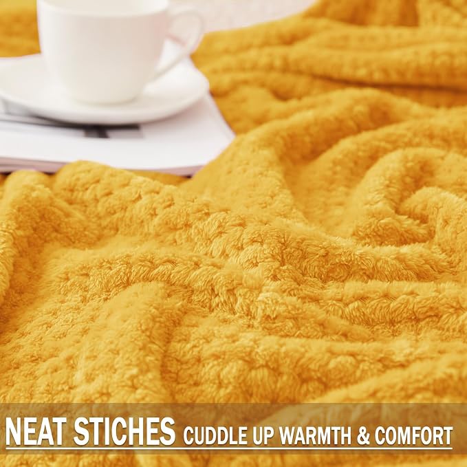 Exclusivo Mezcla Fleece Throw Blanket Extra Large, Super Soft and Warm Blankets - Image 5