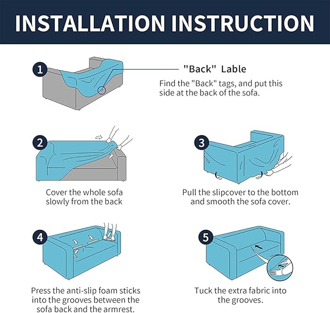 Cupuamon 2026 New Stretch Chair Sofa Slipcovers Couch Cover - Image 6