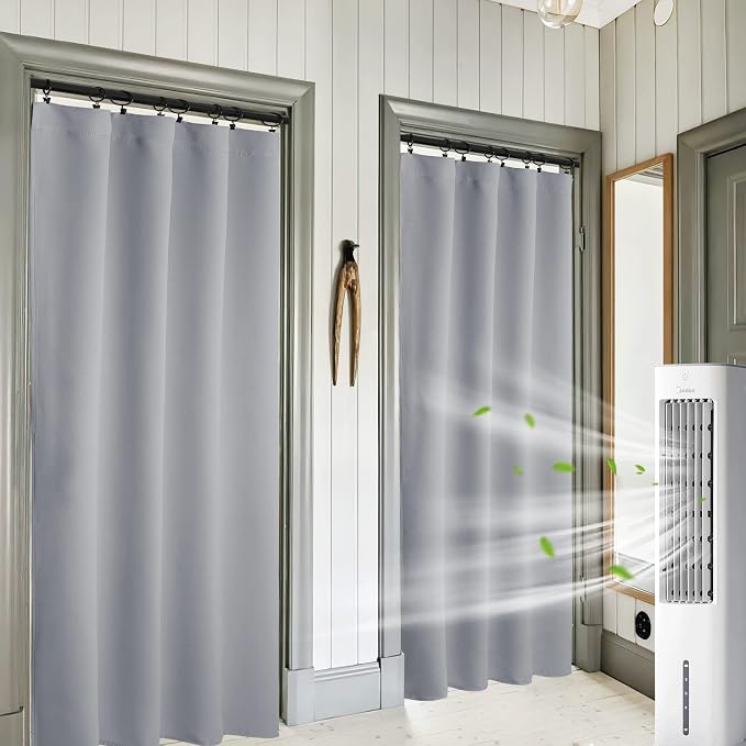 RYB HOME Blackout Curtains for Bedroom 84 inches Long 2 Panels Set, Privacy by RYBHOME