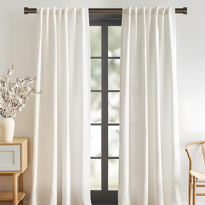 VOIIY Bronze Curtain Rods for Windows 18 to 42 Inch, Size:18-42 Inch, Antique - Image 2