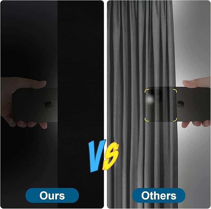 100% Blackout Curtains for Bedroom, Portable DIY Window Blinds, No Drill Window - Image 4