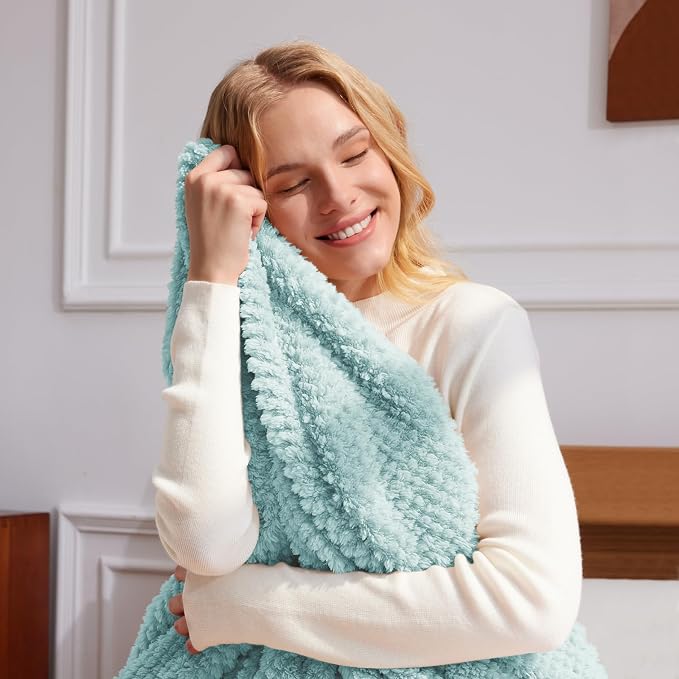 Whale Flotilla Extra Large Fuzzy Fleece Throw Blanket - Image 7