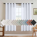 H.VERSAILTEX Living Room Linen Curtains Home Decorative Grommet Curtains by HVERSAILTEX