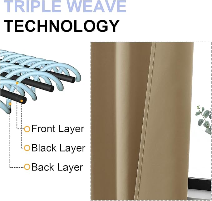 Simplebrand Blackout Extra 10ft Curtains - Image 5