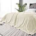 BEDELITE Fleece Blanket King Size – 3D Ribbed Jacquard Soft and Warm Decorative by BEDELITE