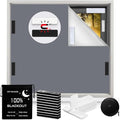 100% Blackout Window Cover Magnetic Blackout Curtains, Portable Black Out by BirdNest