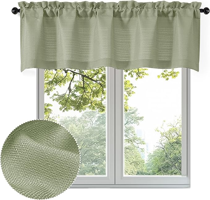OWENIE Bob 1 PCS Light Green Valances by OWENIE