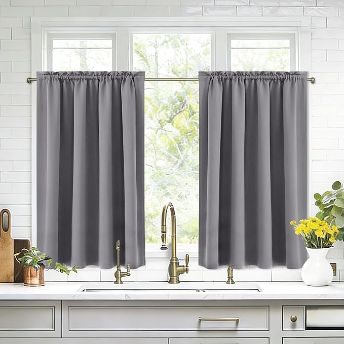 DWCN Blackout Curtains for Living Room Thermal Insulated, Energy Saving & Noise by DWCN