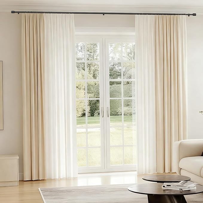 5/8” Diameter Curtain Rods 30-90 Inch, - Image 5