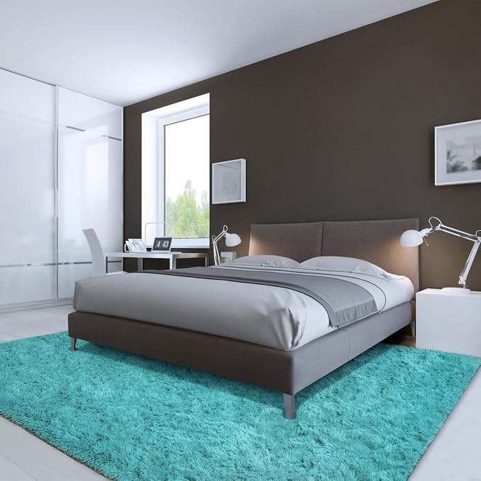 LOCHAS Ultra Soft Indoor Modern Area Rugs Fluffy Living Room Carpets - Image 6