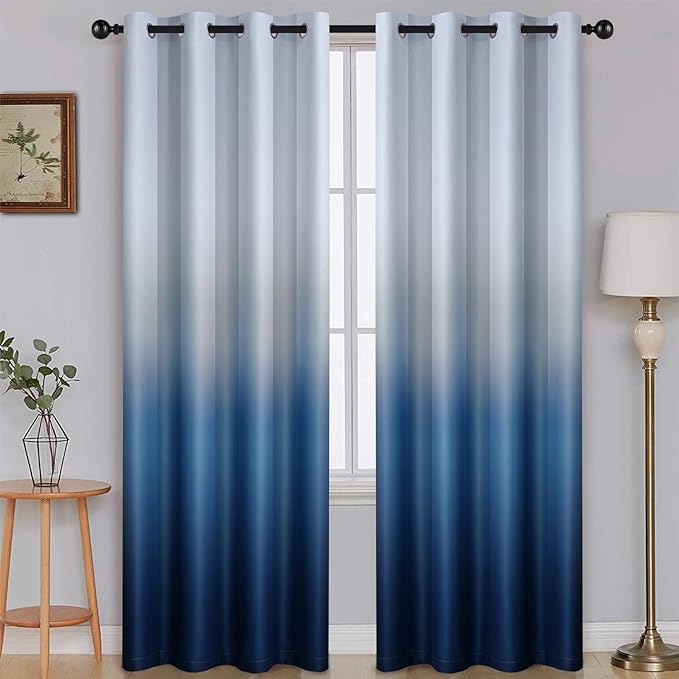 SimpleHome Ombre Room Darkening Curtains by SimpleHome