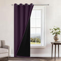 Yakamok 100% Blackout Curtains 96 Inches Long, 2 Thick Layers Heat and Full by Yakamok