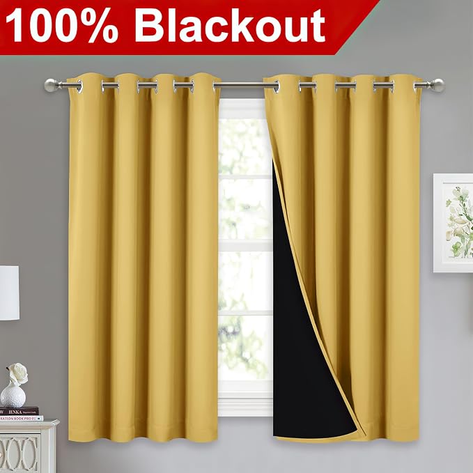 NICETOWN 100% Blackout Curtains - Image 2