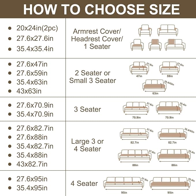 Smiry Couch Cover for Dogs, Non Slip Washable Sofa Protector for Pets | Soft - Image 7