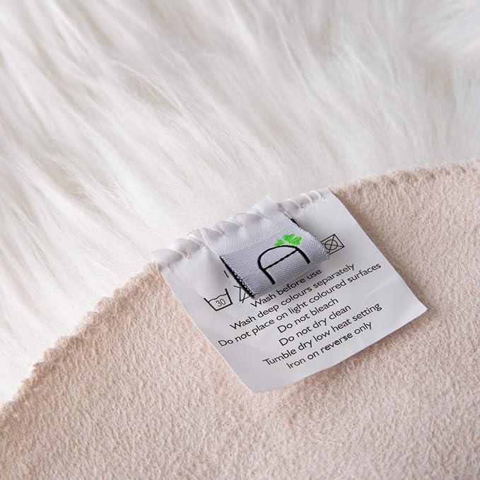 Ashler Faux Fur Rug, Fluffy Sheepskin Fur Rug, Fuzzy Ultra Soft 2 x 6 Ft Rugs - Image 8