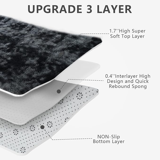 9X12 Large Area Rugs for Living Room Bedroom, Big Shag Rug for Bedroom Dorm - Image 4