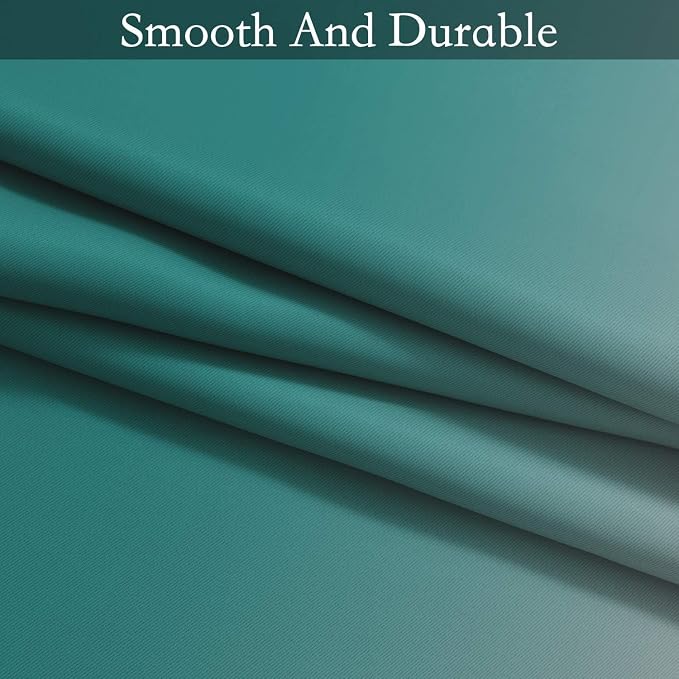 SimpleHome Ombre Room Darkening Curtains 45 inches Length - Image 6