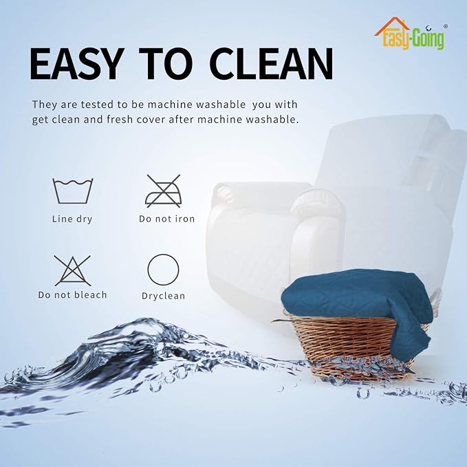 Easy-Going Oversized Recliner Cover Reversible Couch Cover Sofa Cover - Image 6