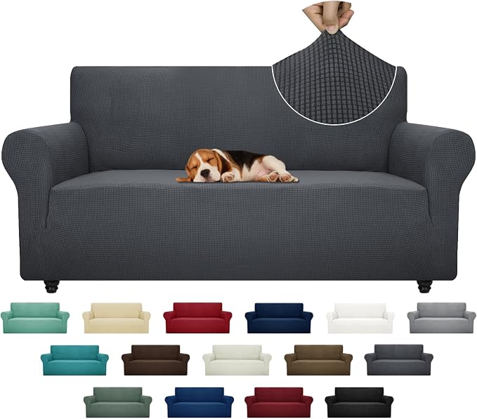 ZNSAYOTX Super Stretch Couch Cover Universal Sofa Covers by ZNSAYOTX