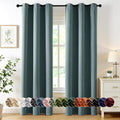 MIULEE Dusty Blue Blackout Curtains by MIULEE