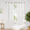 NICETOWN White Sheer Curtains 72 inch Length by NICETOWN