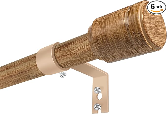 5/8” Diameter Curtain Rods 30-90 Inch, by Unknown