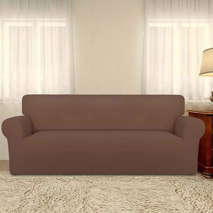 PureFit Super Stretch Oversized Sofa Slipcover – Spandex Non Slip Soft Couch - Image 2