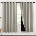 NICETOWN 100% Blackout Window Curtain Panels, Full Light Blocking Drapes by NICETOWN