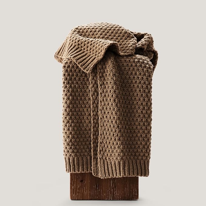 EVERGRACEHOME Chunky Chenille Knit Throw Blanket - Image 6