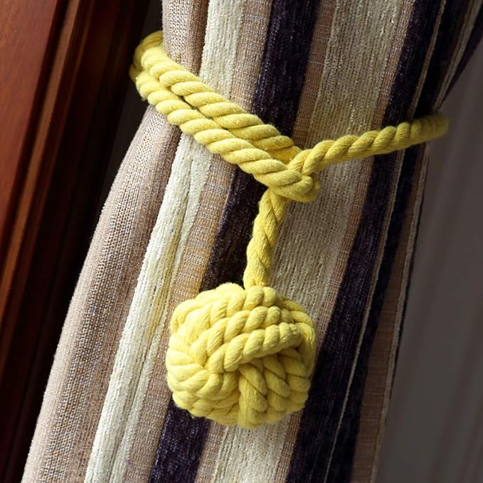 Melaluxe 2 Pack Curtain Tiebacks - Image 6