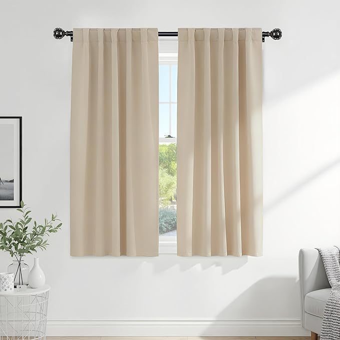 PONY DANCE Beige Window Treatments by PONYDANCE